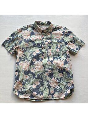 Chubbies Hawaiian Pullover Shirt‎ Mens Medium Short Sleeve